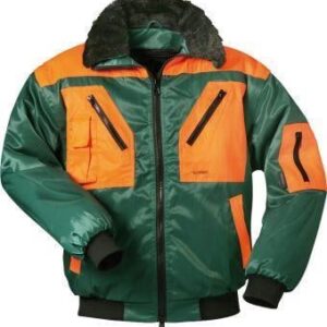 Pilotenjacke Rotdorn grün/orange
