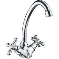 1559448 waschtisch einlochbatterie nostalgie schwenkbarer auslauf chrom