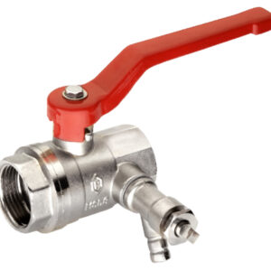 Kugel-Durchgangshahn mit Entleerung IG