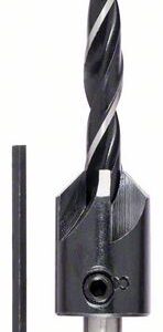 Holzspiralbohrer mit Senker 7x20 mm