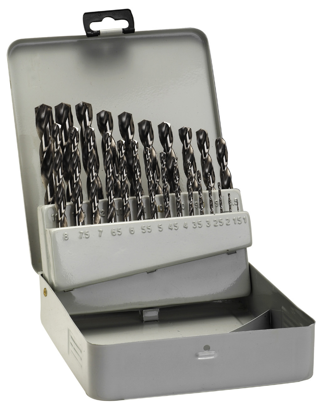 1576372 25tlg metallbohrer set hss g din 338 135 grad 1 13 mm