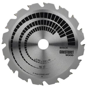 Kreissägeblatt 235x30/25 16FWF construct SB2,8