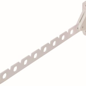 Kleiderlüfter 310 mm, Stahl, Kunststoff, weiß