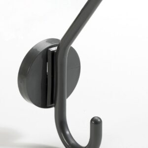 Garderobenhaken, 56 x 150 x 70 mm, Kunststoff anthrazit