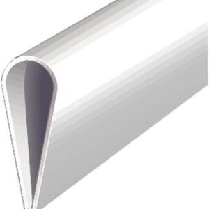 Klemmprofil Kunststoff weiß