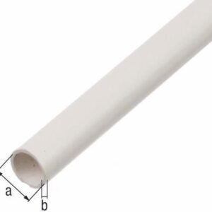 Rundrohr Kunststoff weiß