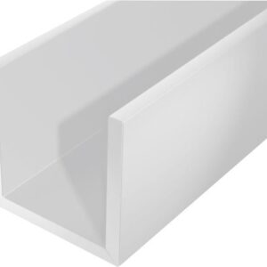 U-Profil Kunststoff weiß