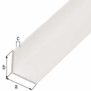 Winkelprofil Kunststoff weiß
