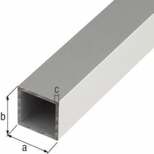 Vierkantrohr Aluminium