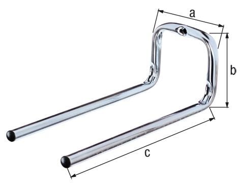 1614242 wandhaken stahl