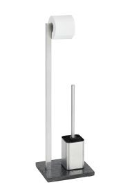 Slate Rock Stand WC-Garnitur Edelstahl schiefer