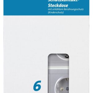 MALTA Schutzkontaktsteckdose 6 Stück Packung