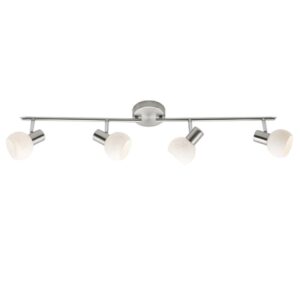 Bona Balken 4-flammig drehbar eisen-weiß