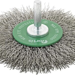 Rundbürste Stahldraht 100mm grob gewellt FORTIS