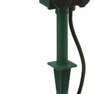 Erdspieß mit Steckdose