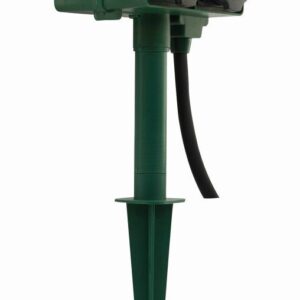 Erdspieß mit Steckdose