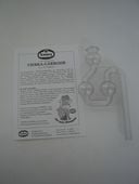 Gährrohr 2-kugelig Glas f. 10mm Loch