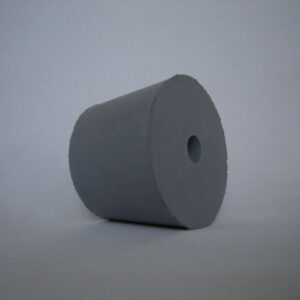 Gummistopfen mit 10 mm Loch grau