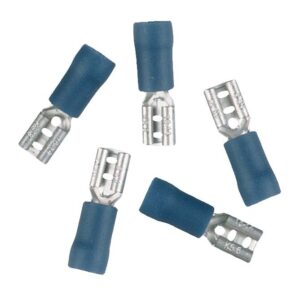 Flachsteckhülsen blau