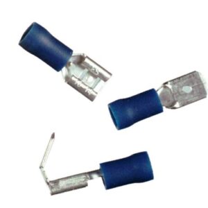 Flachstecksortiment blau 15-teilig