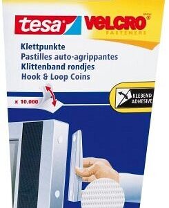 TESA Klettpunkte zum Aufkleben D 16mm