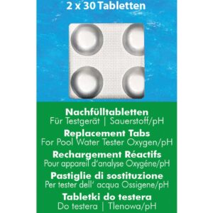 Nachfülltabletten f. Wassertestg. Sauerstoffmeth., geblistert