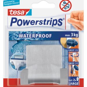 Tesa Powerstrips Waterproof 2er Haken Zoom