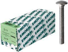 Flachrundschraube DIN 603 M 8x 70 A2 E-NORMpro 100 Stück