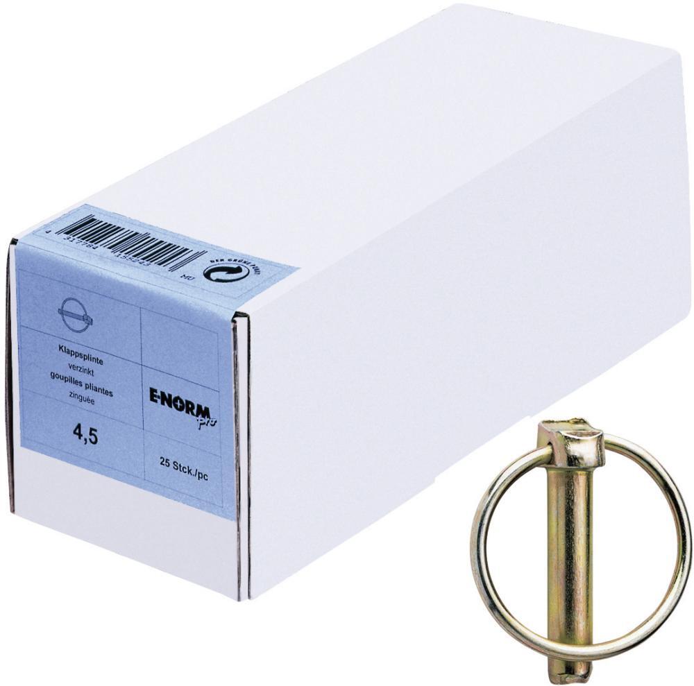 Klappsplint DIN 11023 10,0 verzinkt E-NORMpro 15 Stück