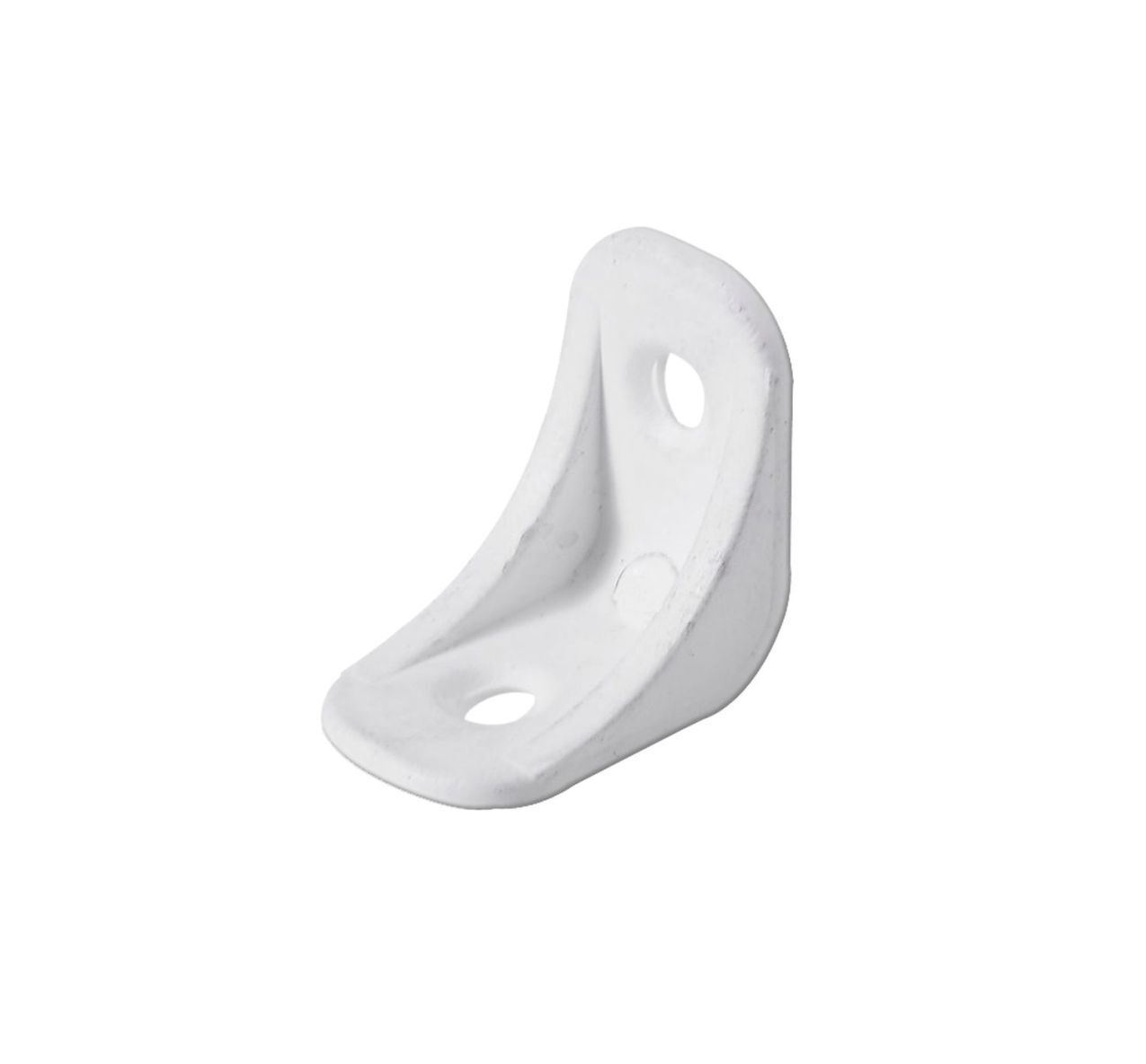 Kunststoffwinkel, 15 x 24 x 24 mm, Kunststoff, weiß