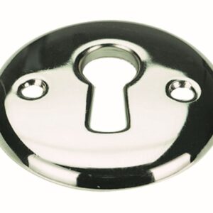 Schlüsselschild, Ø 30 x 2,5 mm, Stahl, verchromt