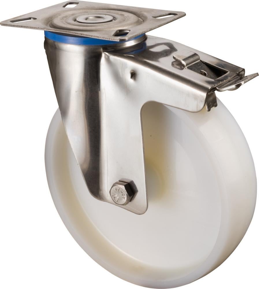 1781650 lenkrolle 100mm h120 platte kst weiss er gl fest h120 a90 100