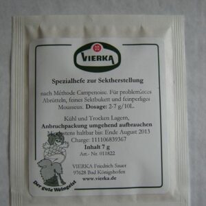 Trockenhefe Sekt für 7g
