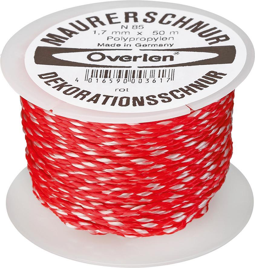 1825739 maurerschnur pp 1 7mm 50m rot overmann