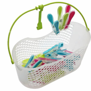 Wäscheklammerkorb mit 20 Klammern
