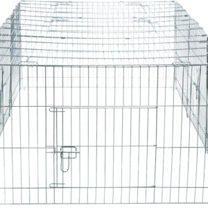 Freilaufgehege mit Abdeckung