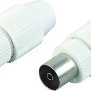 Schwaiger Koax-Set Stecker und Steckbuchse