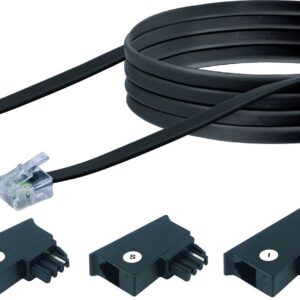 Schwaiger Telefonanschlußleitung universal für alle Codes