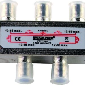 Schwaiger 4-fach Verteiler