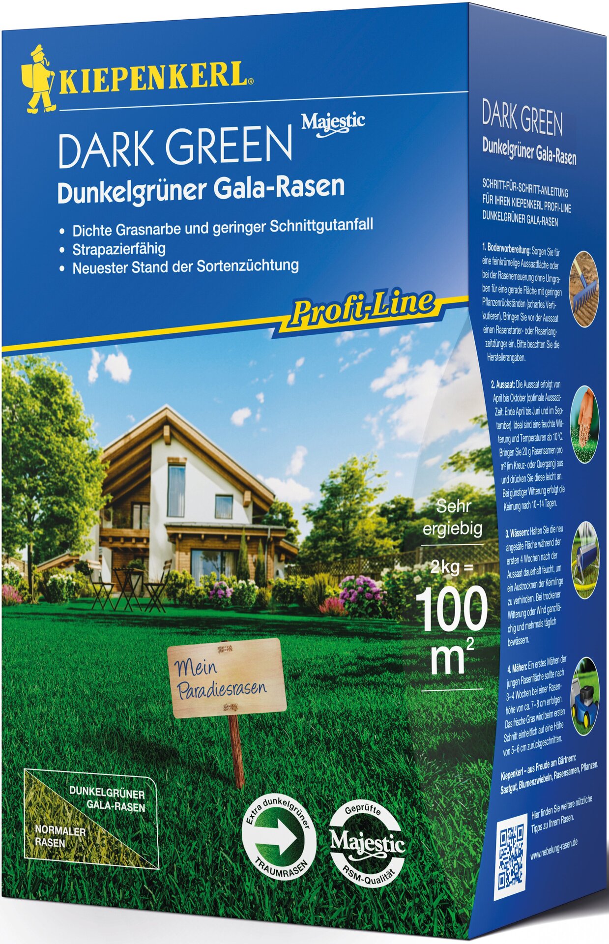 1941012 dark green dunkelgruener gala rasensamen