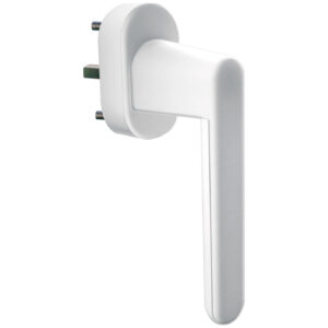 Sicherheits-Alarmgriff in Weiß für Fenster, Balkontüren und Terrassentüren