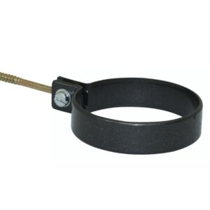 Rohrschelle mit Ringschraube, 2 Stück, anthrazit-metallic