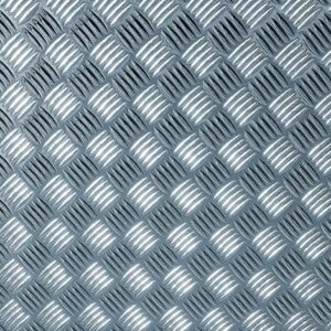 Selbstklebefolie  Riffelblech Silber