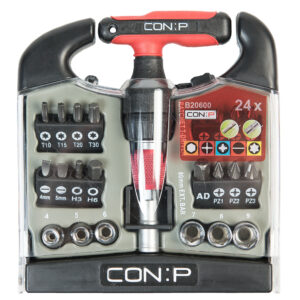 T Ratschenschraubendreher 24teilig