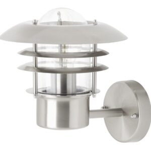 Terrence Aussen-Wandlflammig 1-flammig Edelstahl