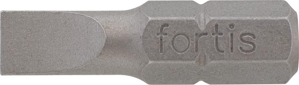 Bit zähhart 1/4" DIN3126 C6,3 Schlitz 4,5x0,6x25mm 10er Pack FORTIS