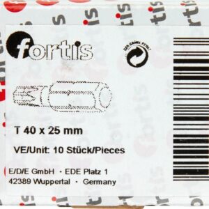 Bit zähhart 1/4" DIN3126 C6,3 T40x25mm 10er Pack FORTIS