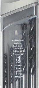 Holzspiralbohrer-Satz 5tlg. 4-10mm FORTIS