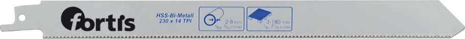 Säbelsägeblatt BIM 230/210/1,8 FORTIS 1 Säbelsägeblatt BIM 230/210/1,8 FORTIS