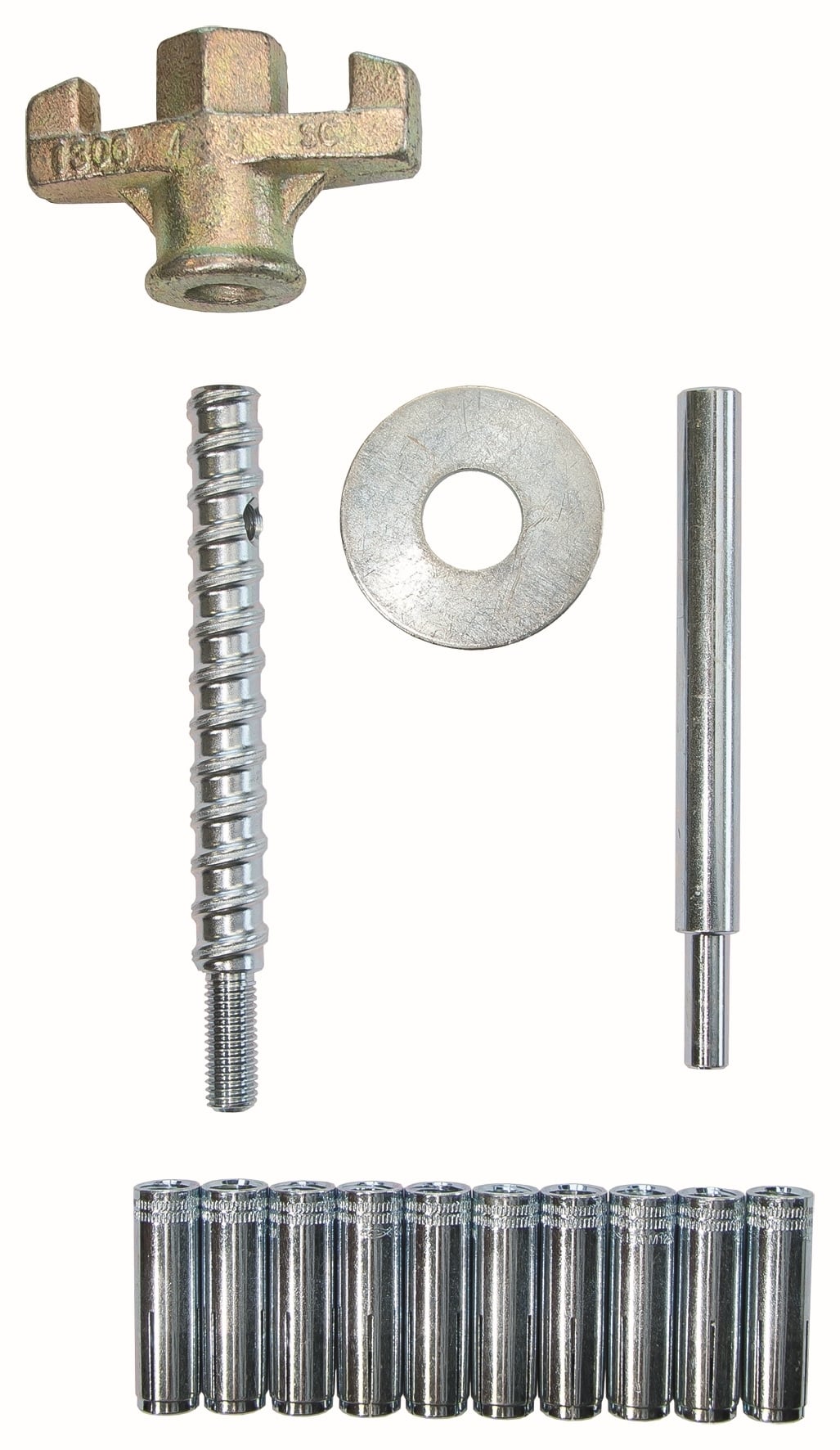 Befestigungsset Beton/Gestein, M 12, Ø 15 1 Befestigungsset Beton/Gestein, M 12, Ø 15
